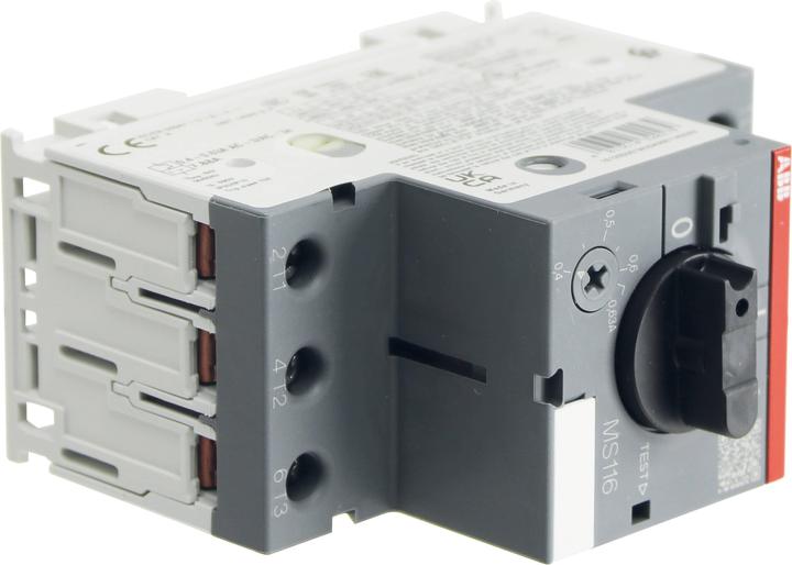 Image du produit ABB Disjoncteur-moteur MS116 - 0,63