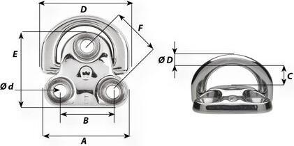 Actual product image Wichard Deck eyes