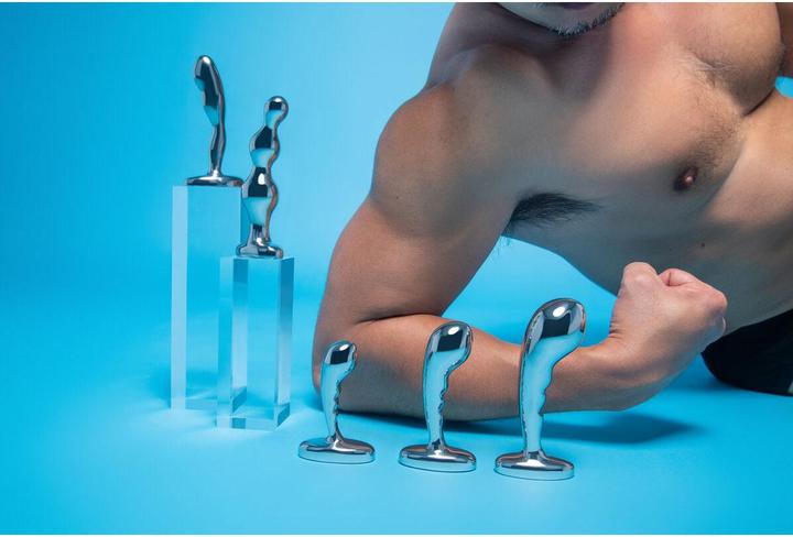 Produktbild Earthly Body b-Vibe Stainless Steel Prostate Plug: Premium P-Spot Stimulation