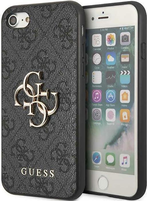 Produktbild Guess GUHCI84GMGGR iPhone 7/8/SE 2020/ 2022 grey/grey hardcase 4G Big Metal Logo (Apple iPhone 7, Apple iPhone SE (2nd Gen), Apple iPhone SE (3rd Gen))
