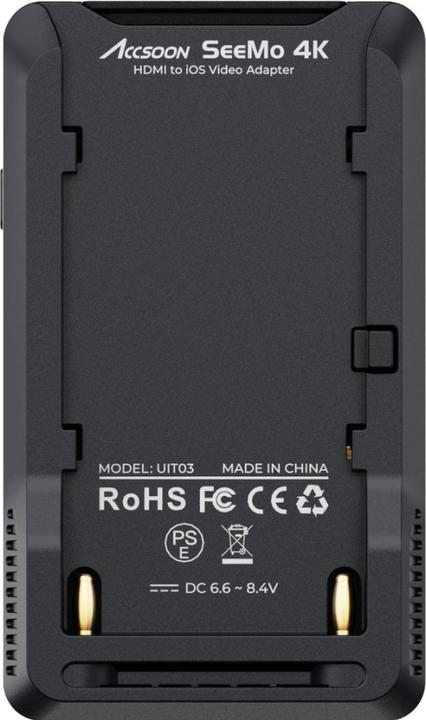 Produktbild Accsoon SECK PRO 4K für iOS - MFI -zertifizierter Video -Capture -Adapter HDMI an USB -C / Lightning (iOS)
