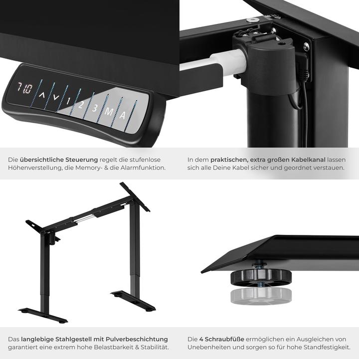 Produktbild tectake Elektrisches Tischgestell