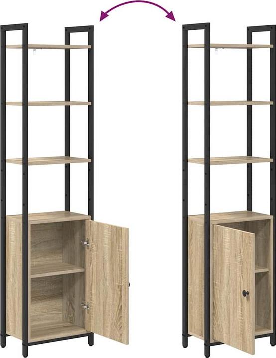 Produktbild vidaXL Bücherregal-Lager (24 x 40 x 161 cm)