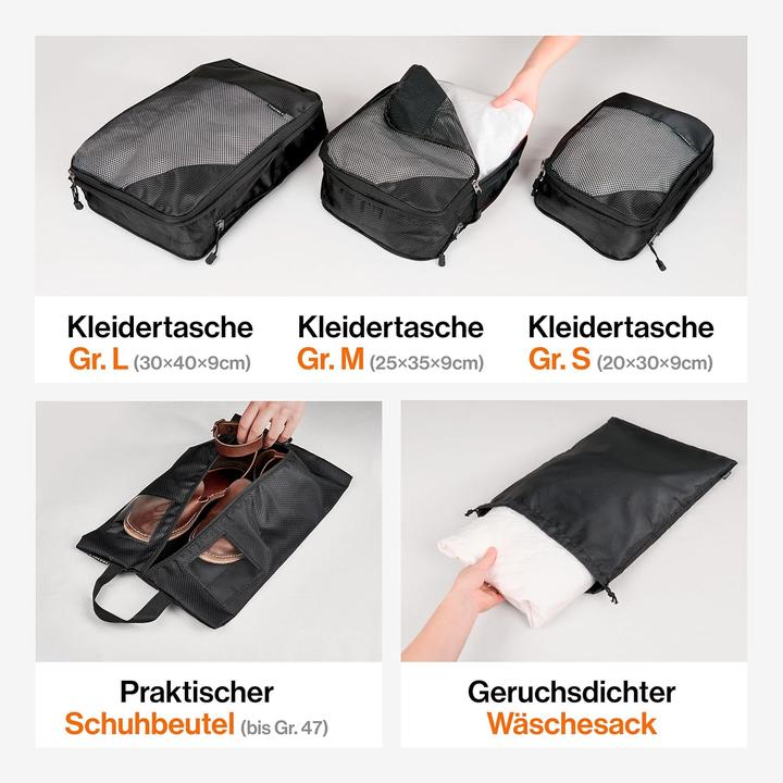 Produktbild Travely 5-teiliges Packwürfel-Set