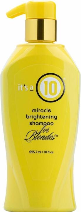 Immagine prodotto Makeup Revolution It's A 10 Miracle Brightening Shampoo for Blondes Unisex 10oz (295.70 ml, Shampoo liquido)