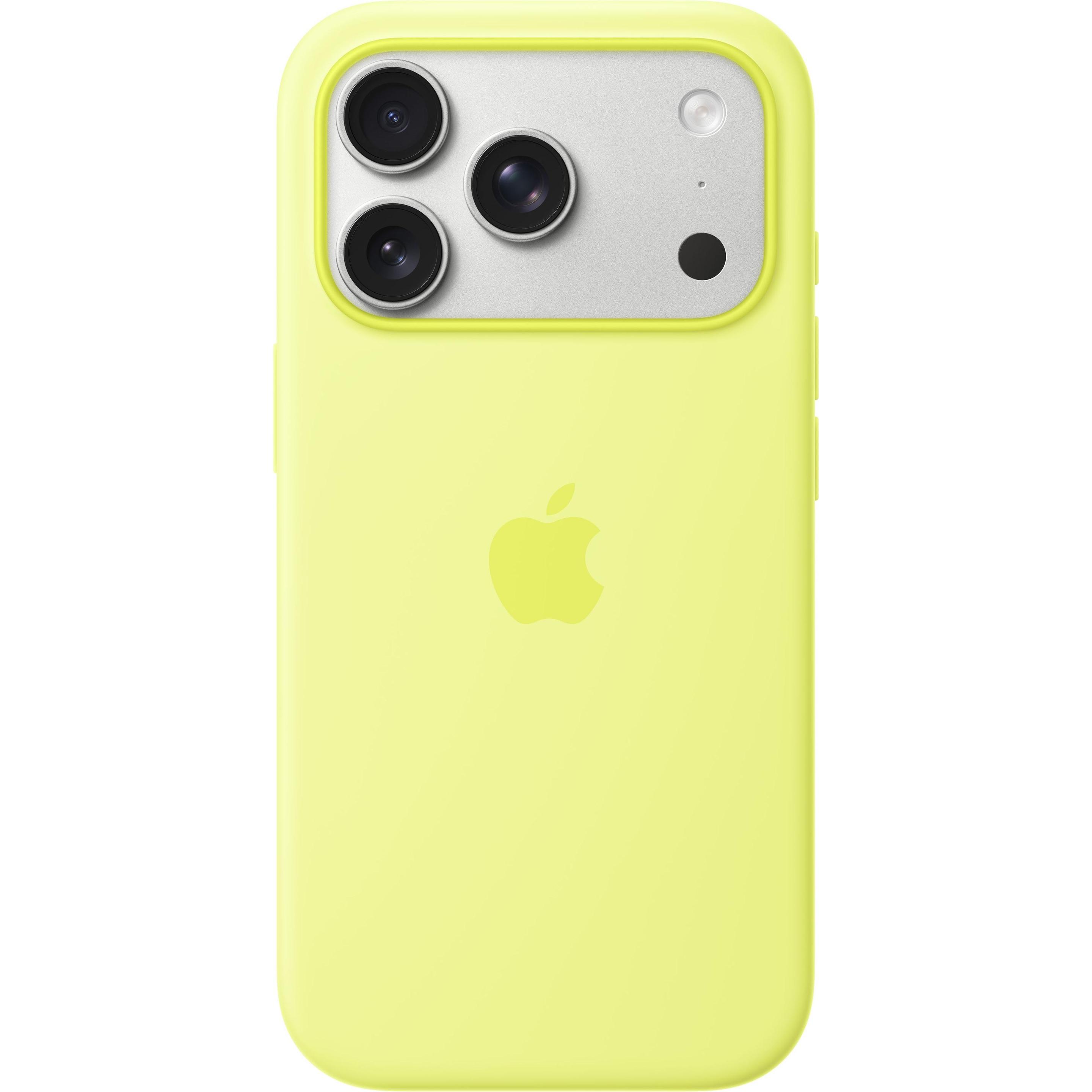 Apple Silicone Case with MagSafe (Apple iPhone 17 Pro), Cover smartphone, Giallo