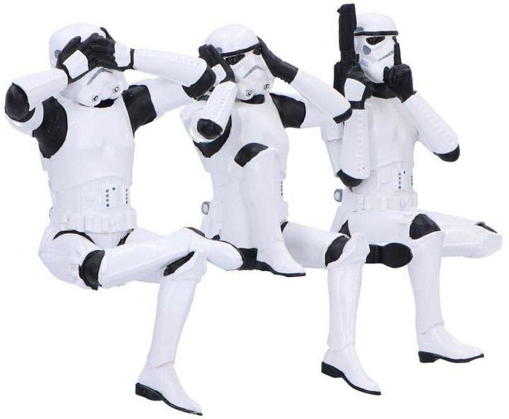 Immagine prodotto Nemesis Now Statuette Stormtrooper Tre saggi Stormtrooper seduti 11 cm