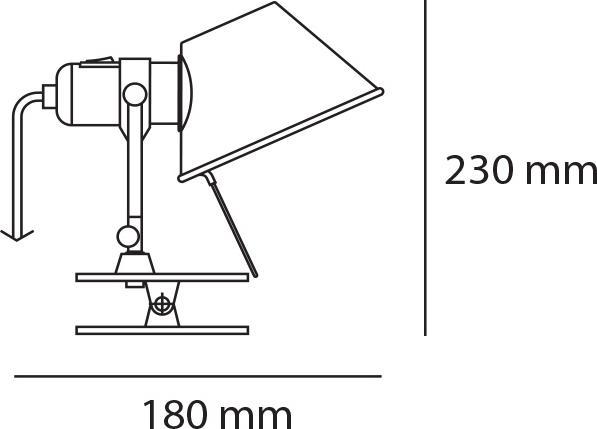 Artemide Tolomeo Pinza (593 lm)