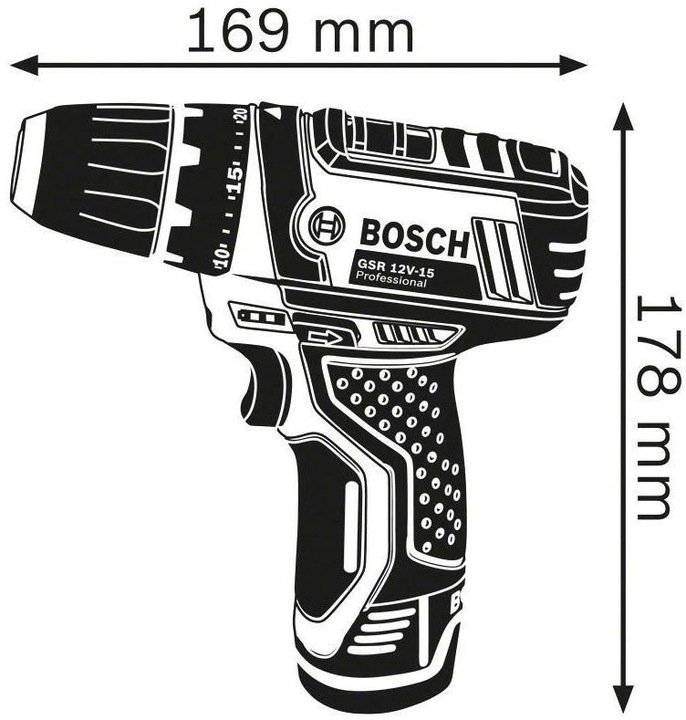 Produktbild Bosch Professional Gsr12-15 (Akkubetrieb)
