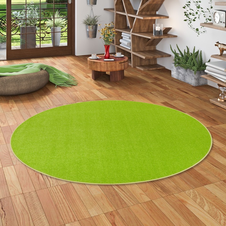 Produktbild Snapstyle Trend Velours Teppich Joy Rund (Ø 100 cm)