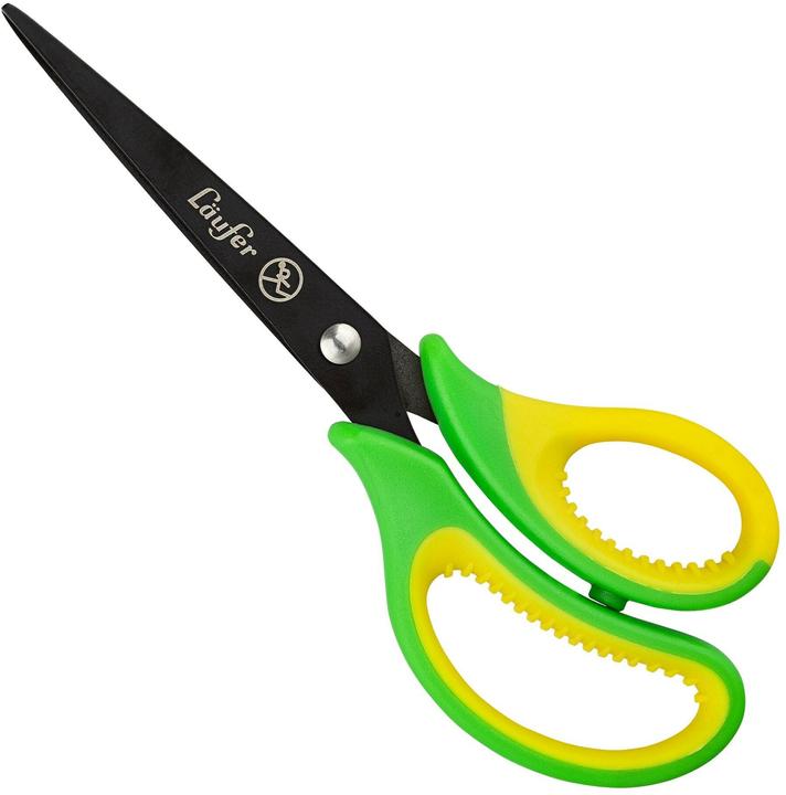 Läufer Forbici per bambini con impugnatura morbida e confortevole (13 cm)