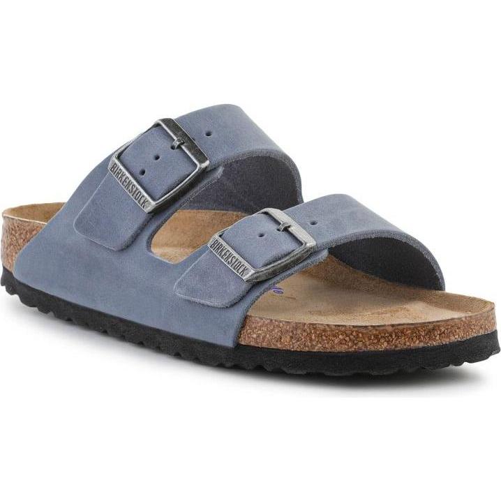 Birkenstock, Sandali + Ciabatte, Arizona Blu Elementare, Blu, (39)