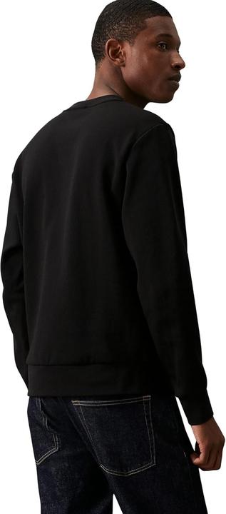 Image du produit Calvin Klein Sweatshirt col rond à logo micro, finitions côtes (L)