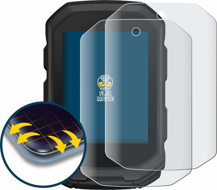 Produktbild BROTECT Fullscreen für Garmin Edge MTB Schutzfolie Displayschutz Folie Matt Entspiegelungsfolie