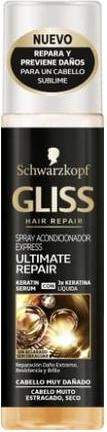 Image du produit Schwarzkopf Gliss Express Ultimate Repair Conditioner Spray 200ml pour cheveux très abîmés (200 ml)