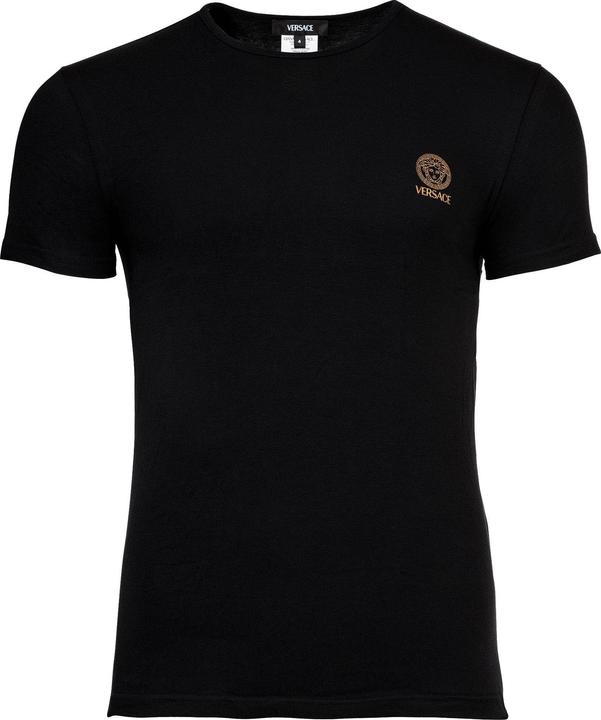 Actual product image Versace T-Shirt Bi-Pack Jersey Topeka Bi-Stretch Cotton Organic New Logo (M)