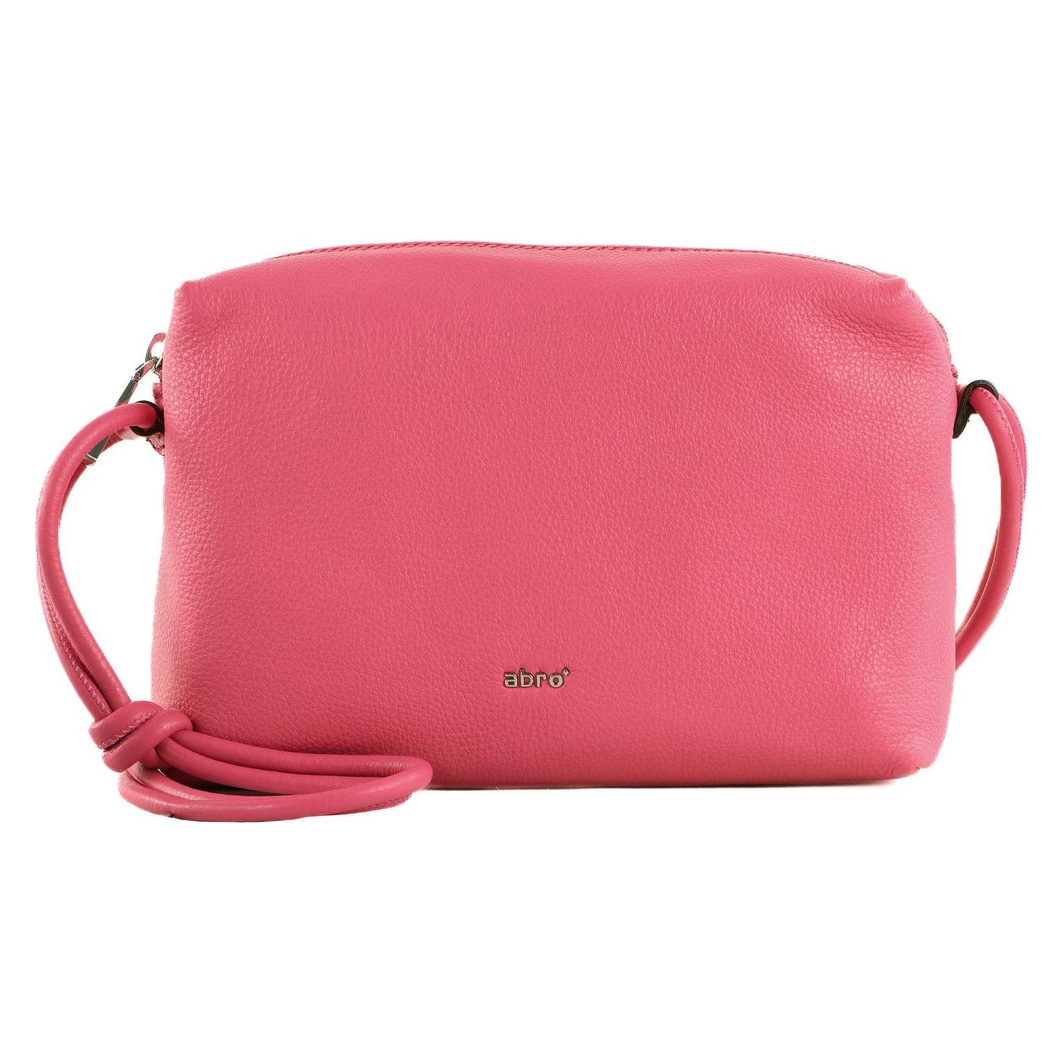 Abro, Damen, Handtasche, Leather Dalia Crossbody Bag Knotted Big, Pink