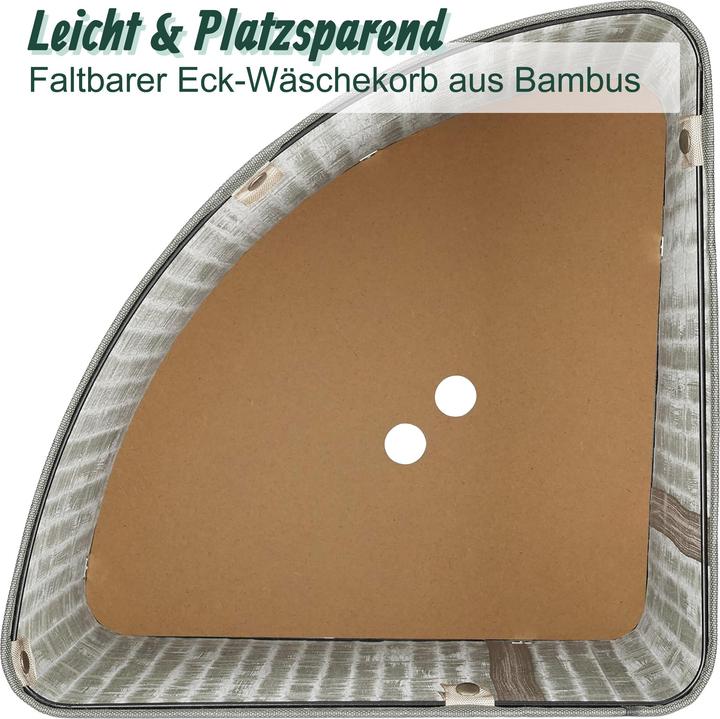 Produktbild Relaxdays Eckwäschekorb (80 l)