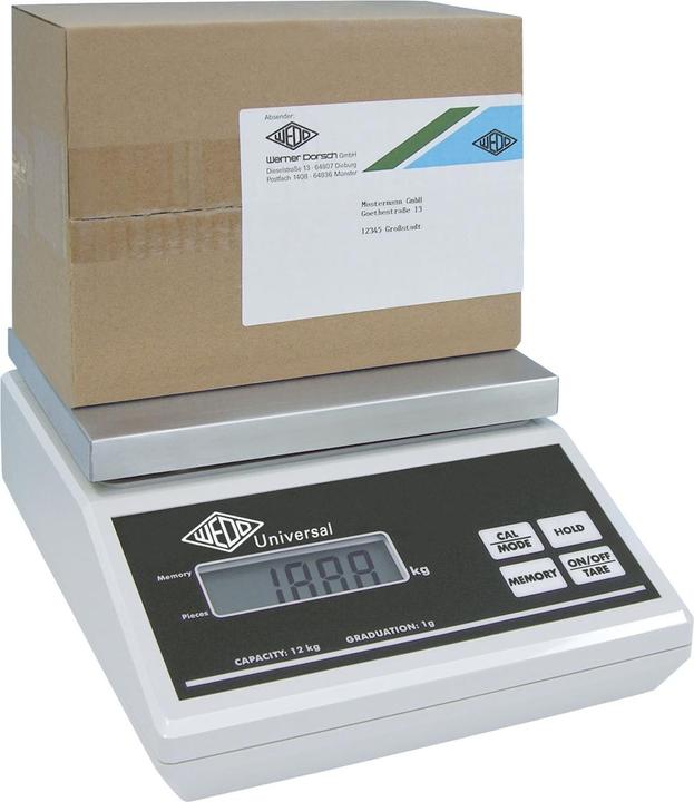 Actual product image Wedo Electronic weighing and piece counting scale Universal - for the market D