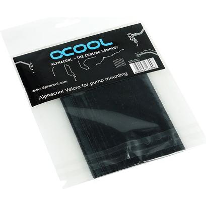 Thumbnail - Alphacool Klettmatte zur Pumpenbefestigung, Wasserkühlung Komponenten Zubehör, Schwarz