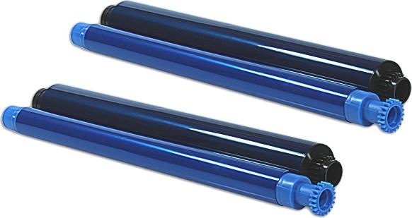 Actual product image Inkadoo Thermal roll compatible with Panasonic KX-FA54X TTR (2 pieces) Black (FC)
