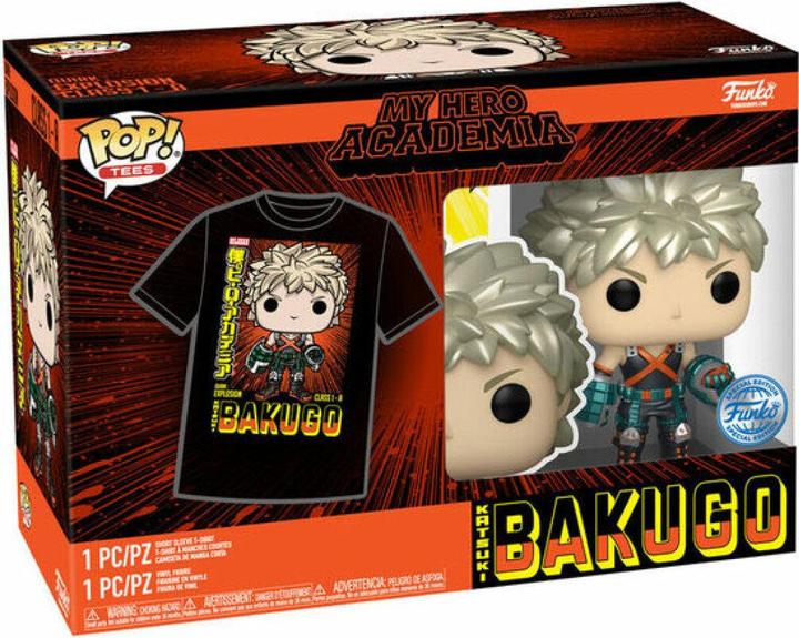 Produktbild Funko My Hero Academia POP! & Tee Vinyl Figur & T-Shirt Set Katsuki (MT) Grösse M (M)
