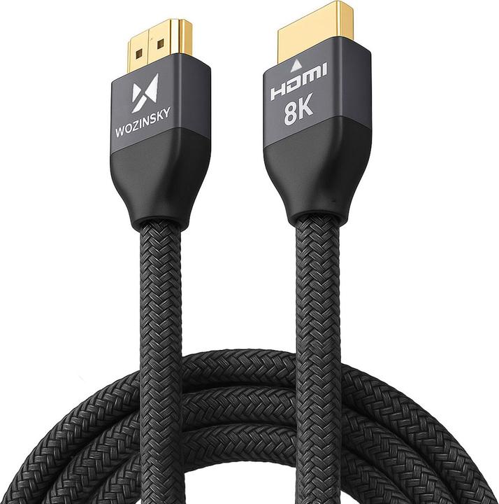 Immagine prodotto Wozinsky cavo HDMI 2.1 8K 60 Hz 48 Gbps / 4K 120 Hz / 2K 144 Hz 3 m argento (WHDMI-30) (3 m, HDMI, 2.1)