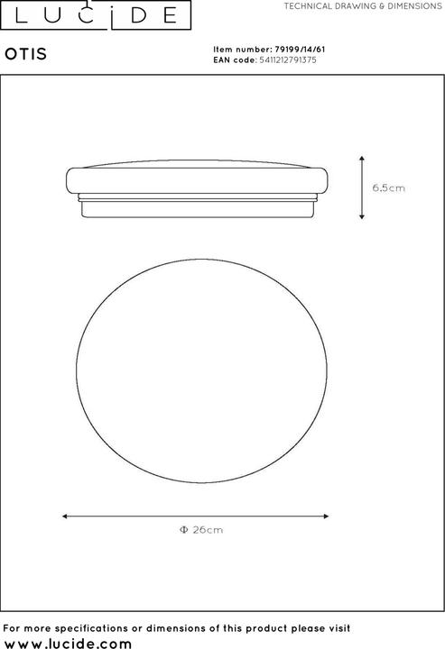 Produktbild Lucide Otis (910 lm)