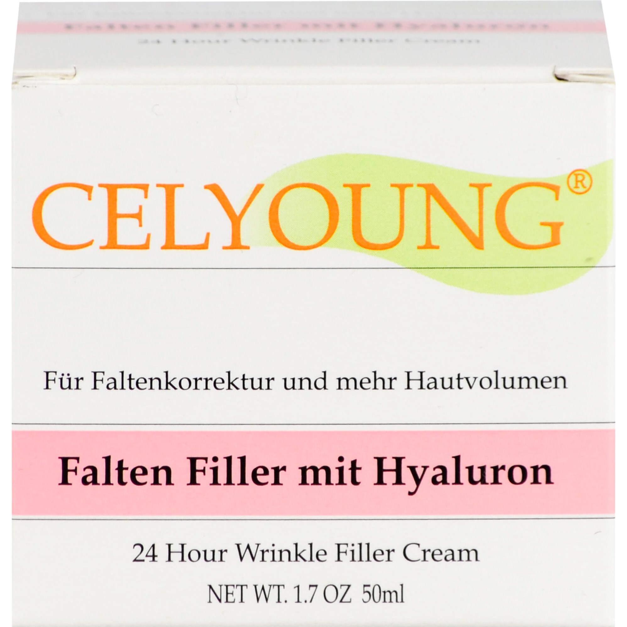 Celyoung, Gesichtscreme, Falten Filler mit Hyaluron Creme, 50 ml Creme (50 ml, 24h Creme)