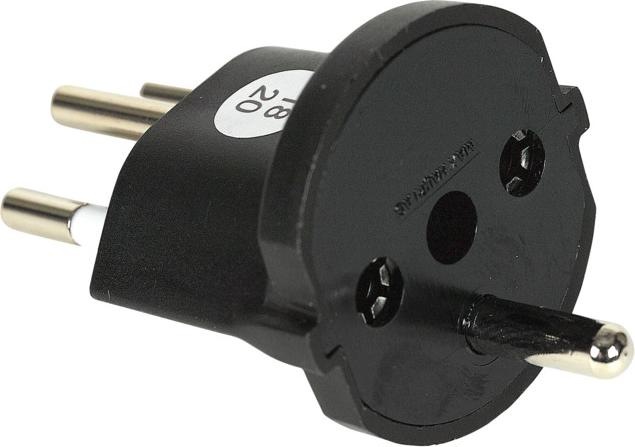 Produktbild Max Hauri Fixadapter Kupplung Schuko (Typ 12, CEE 7/7)