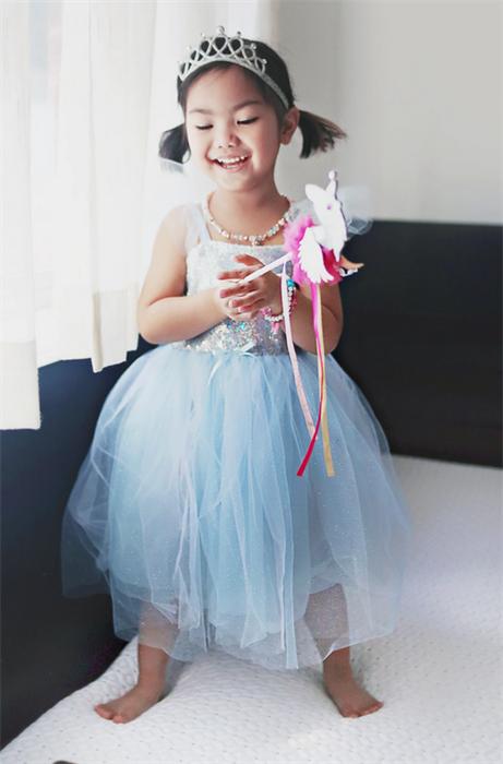 Image du produit Great Pretenders 32385 bleu Robe de princesse 5-6 (110, 116, 110, 116)