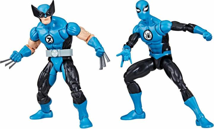 Actual product image Hasbro Fantastic Four Marvel Legends action figures 2-pack Wolverine & Spider-Man 15 cm