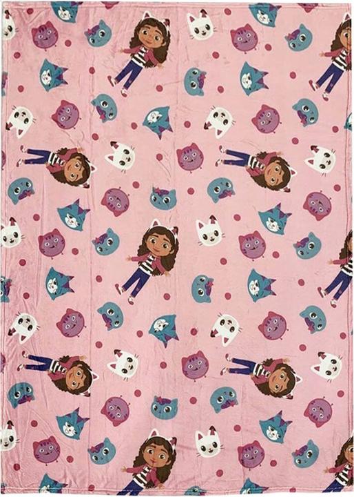 Flanelldecke Gabby's Dollhouse, 110x1450cm (150 x 110 cm)