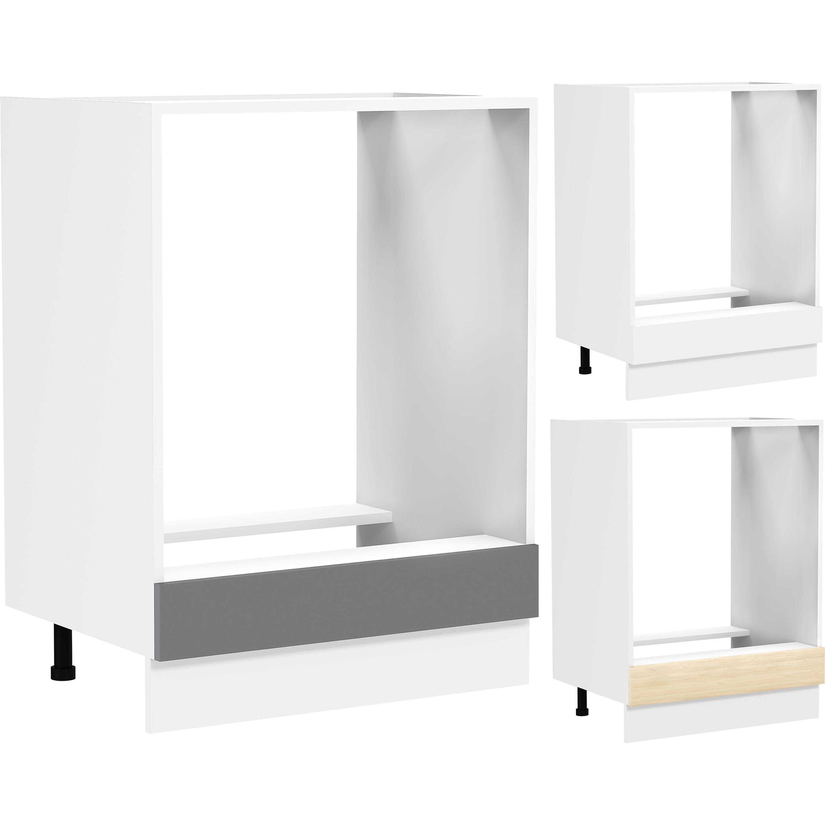 Thumbnail - VCM, Regal, Ofenschrank Breite 60 cm Küche Fasola (60 x 46 x 82 cm)