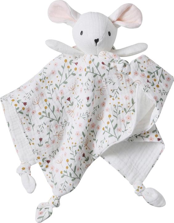 Vertbaudet Baby Geschenk-Set: Maus-Schmusetuch & Köfferchen
