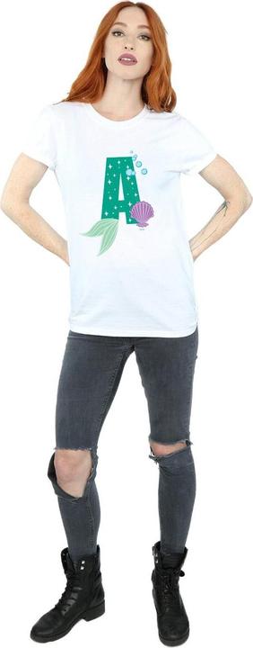 Immagine prodotto Disney Alphabet A Is For Ariel Maglietta Ampia Donna (L)