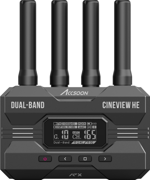 Accsoon CineView HE (RX only) (100 m, Front HDMI Input)