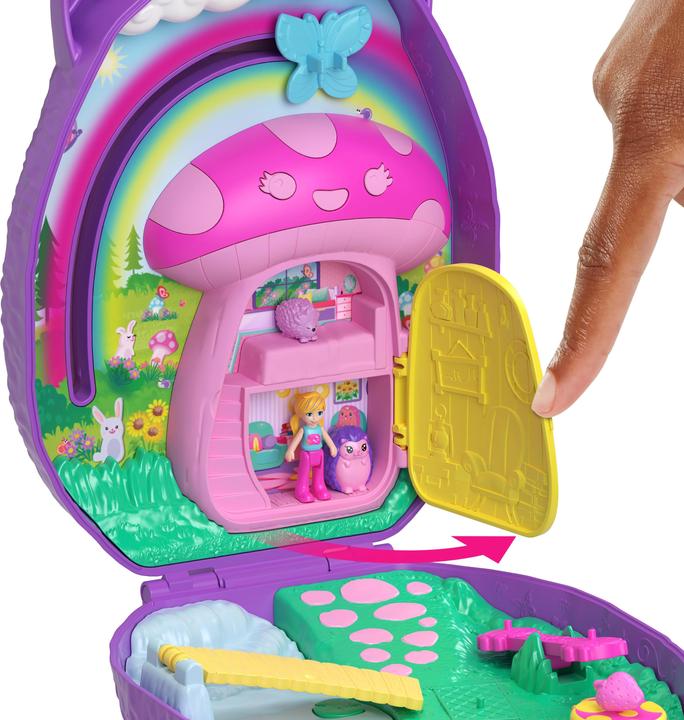 Actual product image Polly Pocket Igel-Mama & Baby Schatulle