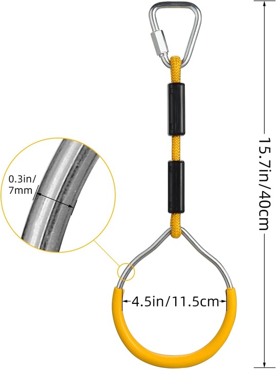 Actual product image Pellor Gymnastics rings