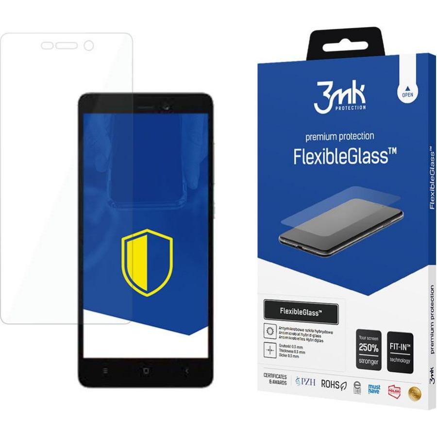 3MK FlexibleGlass Xiaomi Redmi 3s Szkło Hybrydowe (1 Stück, Xiaomi Redmi 3 Pro, Xiaomi Redmi 3s), Smartphone Schutzfolie...