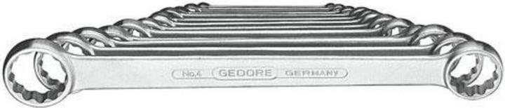 Actual product image Gedore Double ring spanner set 8 pieces (22 mm, 12 mm, 10 mm, 11 mm, 9 mm, 17 mm, 19 mm, 14 mm, 15 mm, 7 mm, 16 mm, 20 mm, 21 mm, 18 mm, 6 mm, 13 mm, 8 mm)