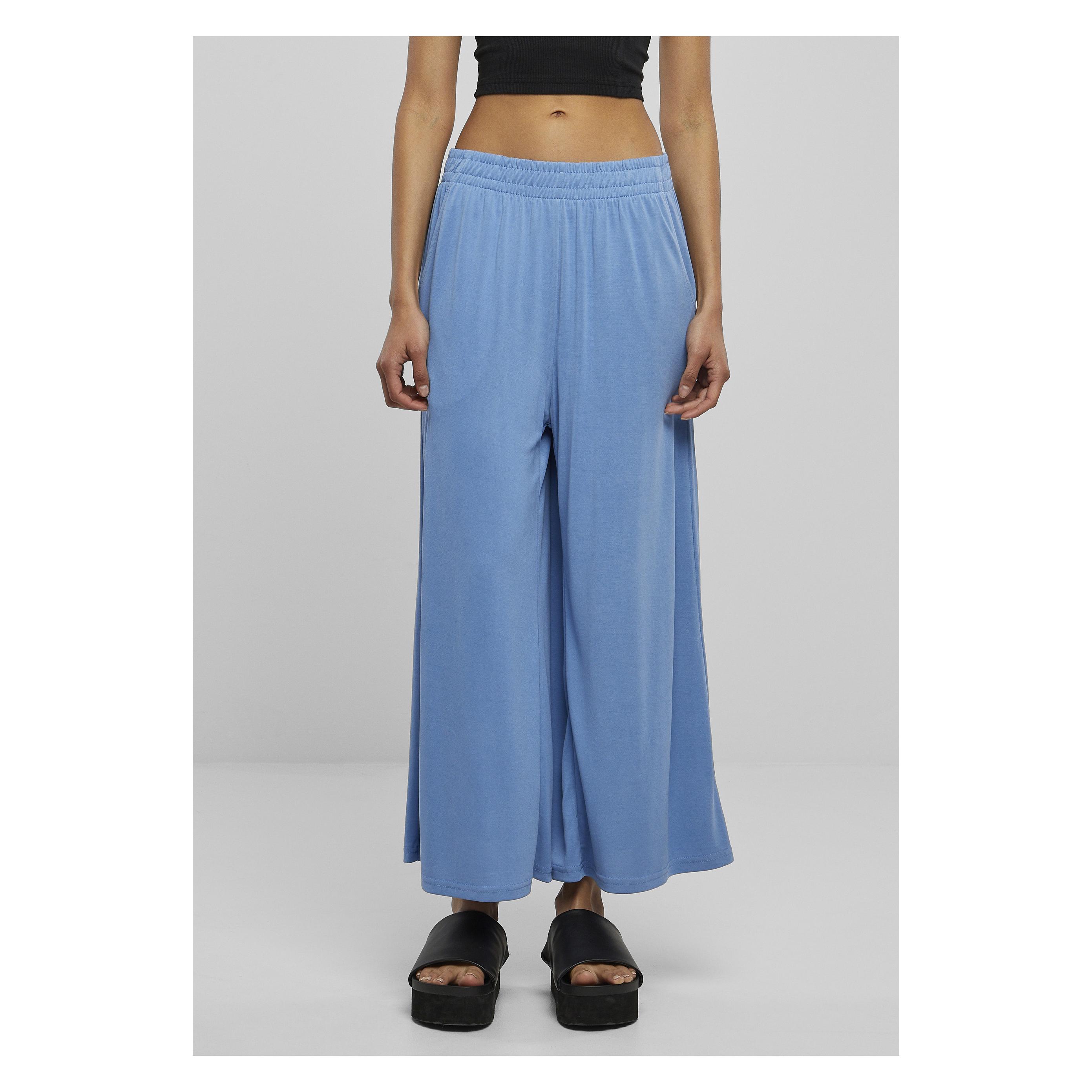 Urban Classics, Damen, Hosen, Ladies Modal Culotte, Schwarz, (S)