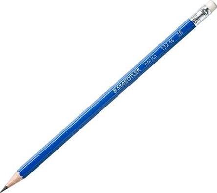Immagine prodotto Teka Norica Holzbleistift mit Radiergummi 2B (12 Stück) (2B, 12 x)