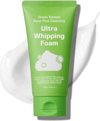 Sungboon Editor Green Tomato Deep Pore Cleansing Whipping Foam 4.24 Oz (Reinigungsschaum)