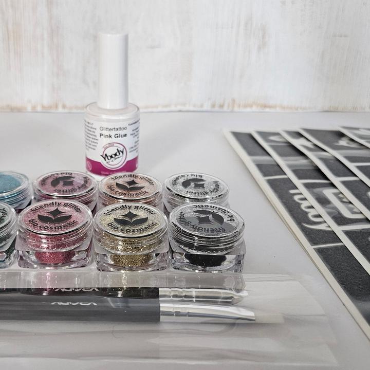 Actual product image Ybody Glitter Tattoo Set Party