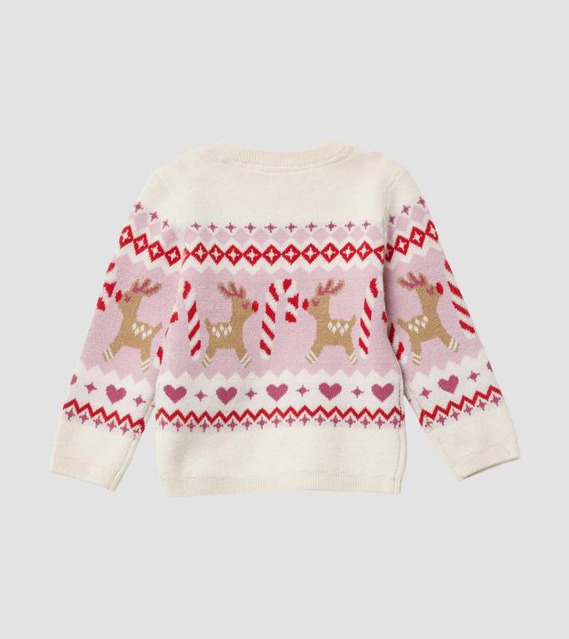Produktbild s.Oliver Strickpullover Strickpullover mit Weihnachtsmotiven (62)