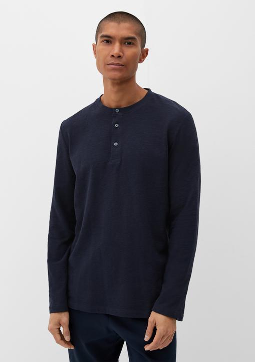 Produktbild s.Oliver T-Shirt Sweater mit Henleyausschnitt (S)