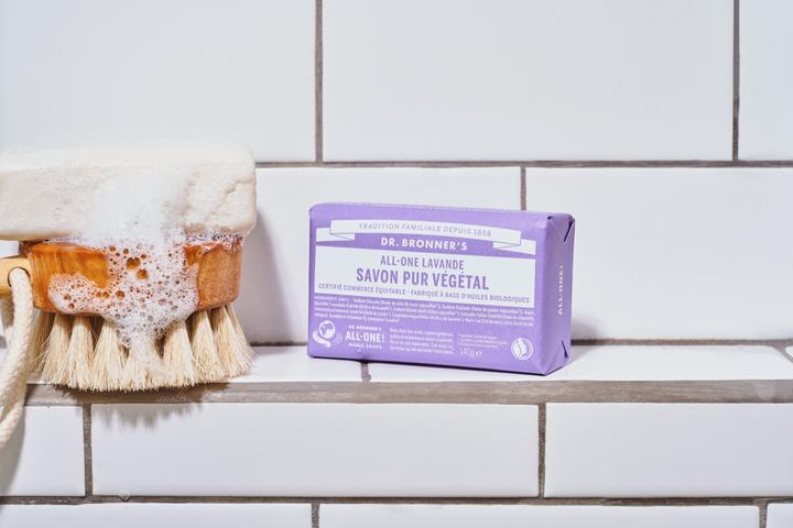 Immagine prodotto Dr. Bronner's All-One Sapone Naturale 140g Lavanda 140g (Sapone duro)