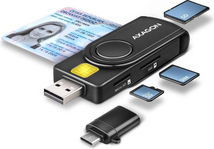 Axagon CRE-SMP2A (USB 2.0)