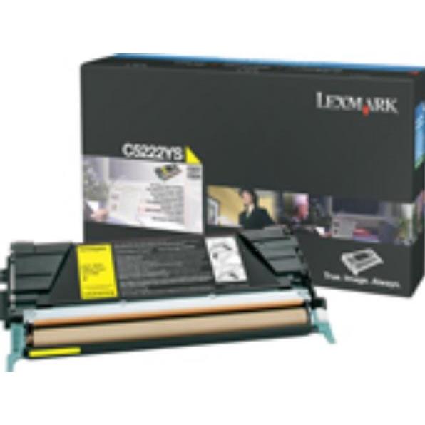 Thumbnail - Lexmark, Toner, C522a3yg (Y)